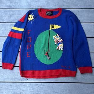 Item 136 Raquel Knitted Designer Golf sweater size L